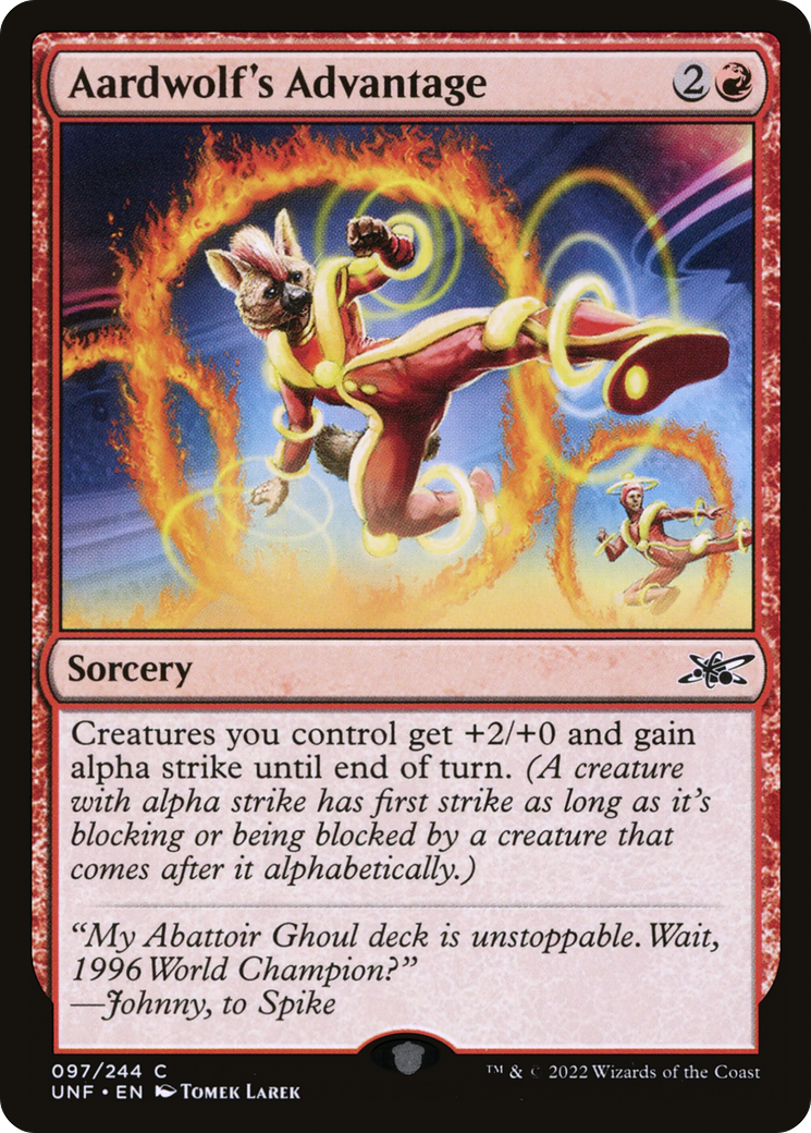 Image of Aardwolf's Advantage [Unfinity]