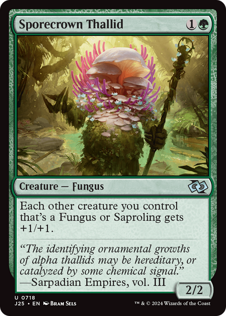 Image of Sporecrown Thallid [Foundations Jumpstart]