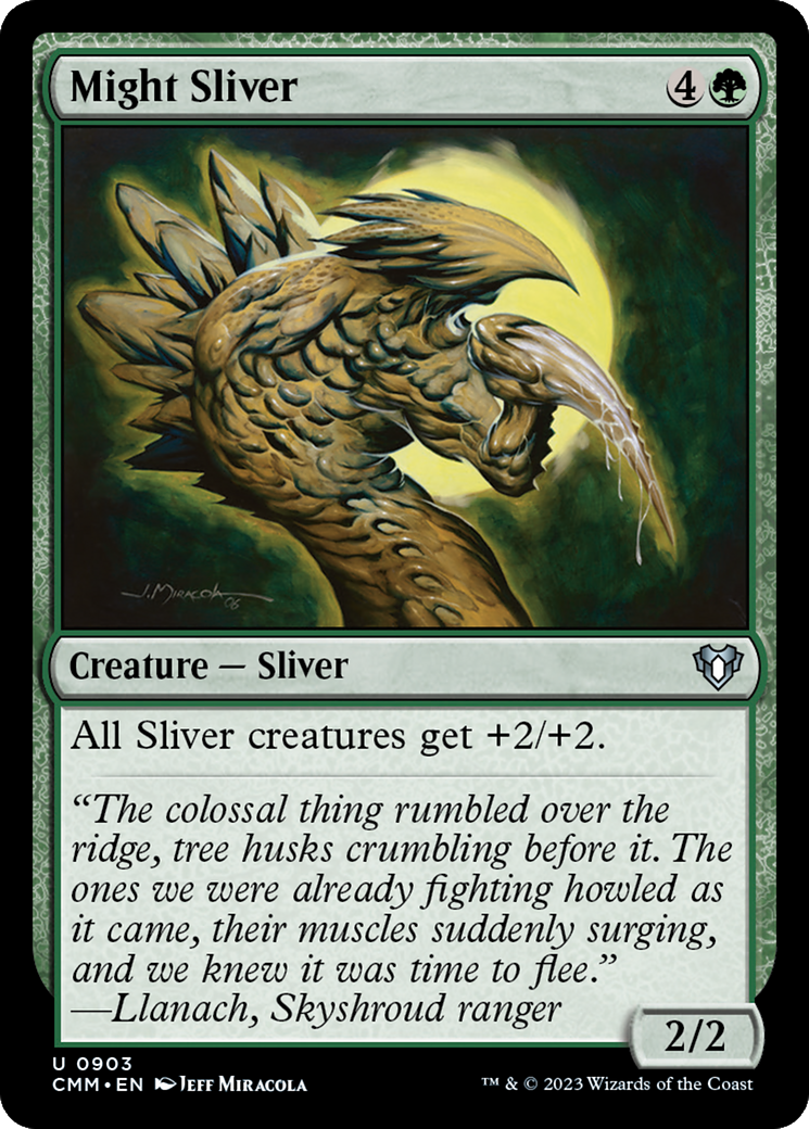 Image of Might Sliver [Commander Masters]