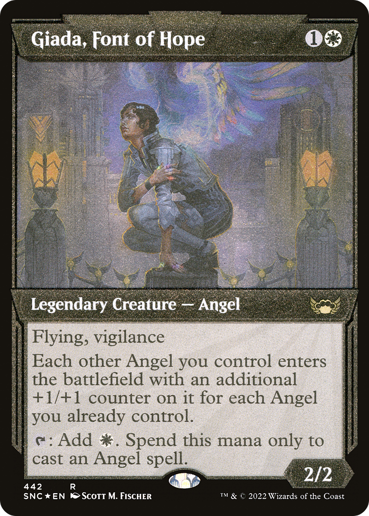 Image of Giada, Font of Hope (Showcase Art Deco Foil Etched) [Streets of New Capenna]