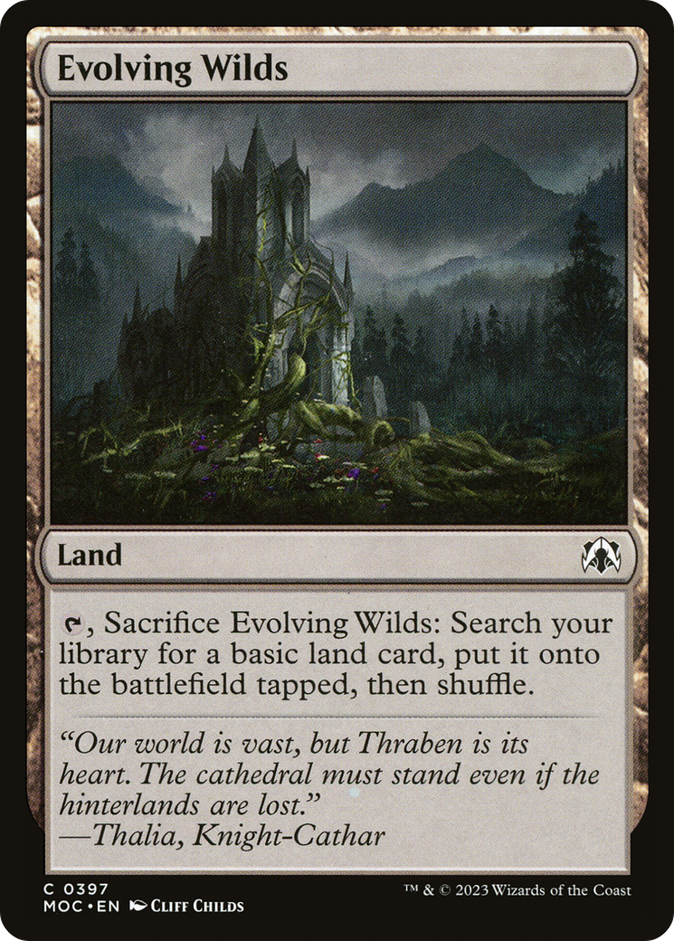 Image of Evolving Wilds [March of the Machine Commander]