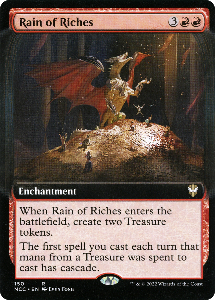 Image of Rain of Riches (Extended Art) [Streets of New Capenna Commander]