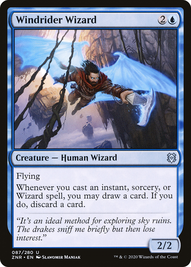 Image of Windrider Wizard [Zendikar Rising]