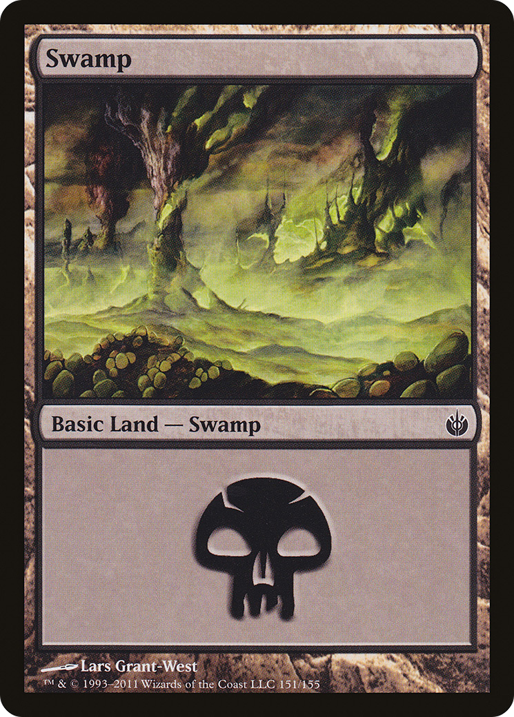 Image of Swamp (151) [Mirrodin Besieged]