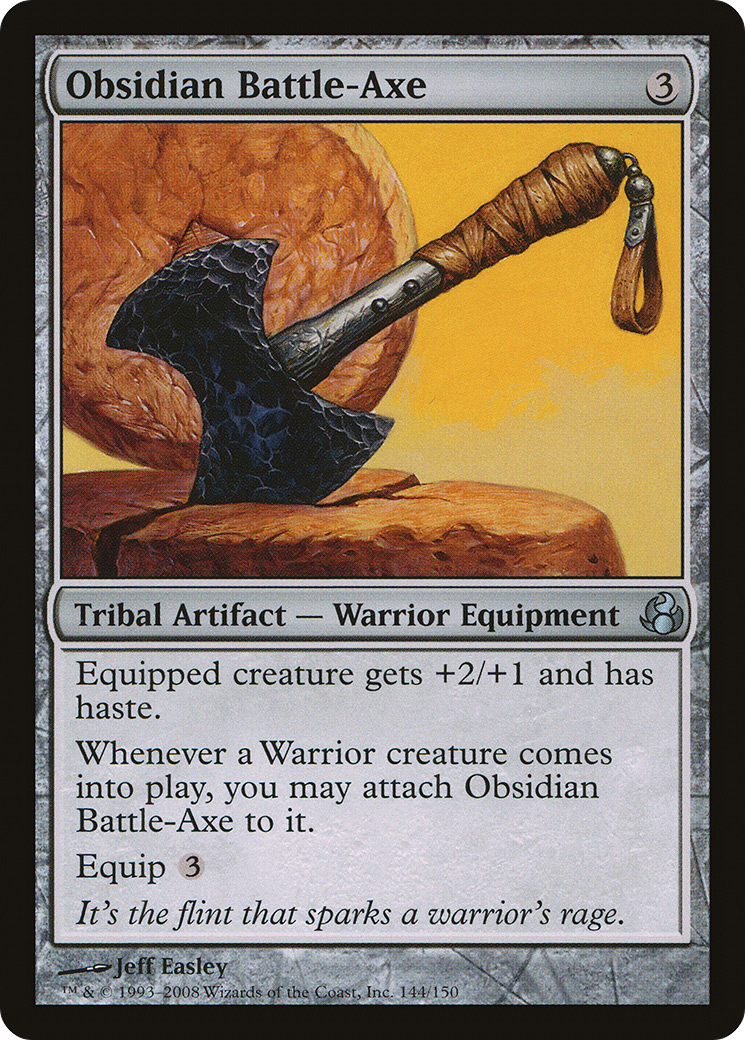 Image of Obsidian Battle-Axe [Morningtide]