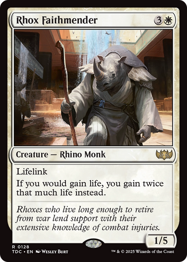 Image of Rhox Faithmender [Tarkir: Dragonstorm Commander]