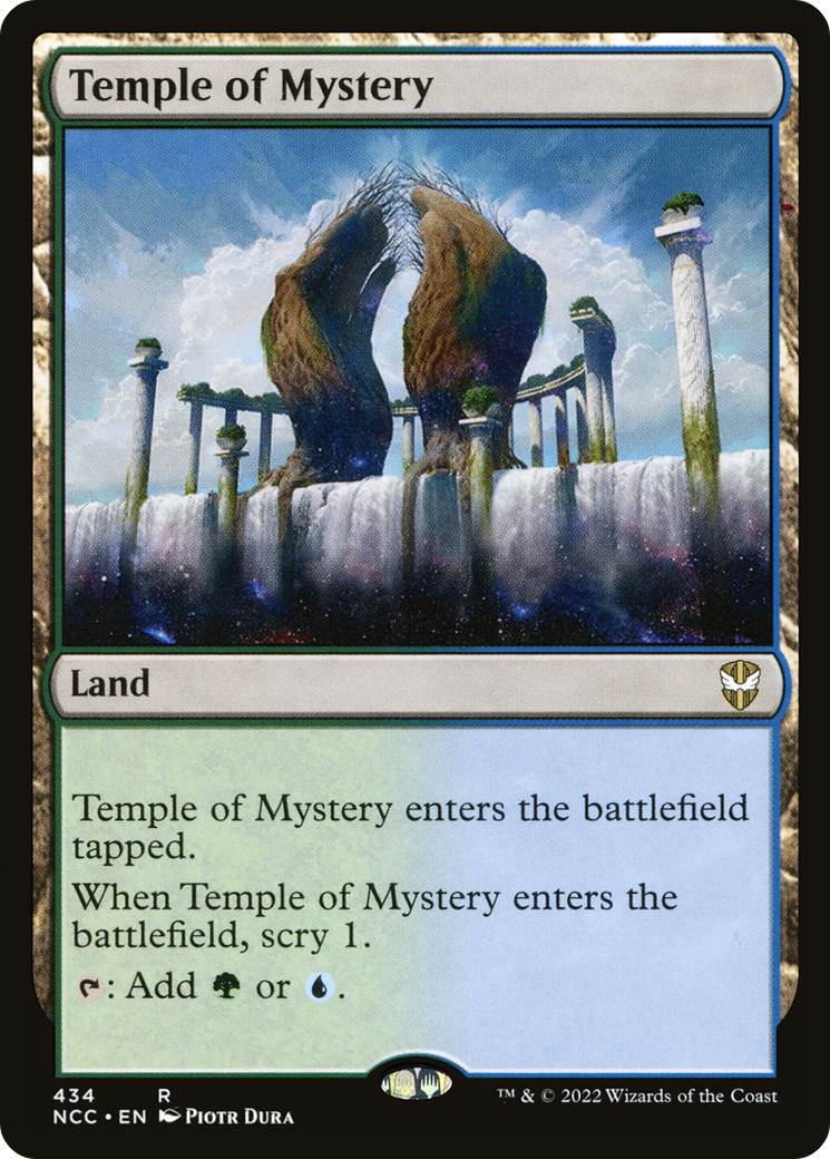 Image of Temple of Mystery [Streets of New Capenna Commander]