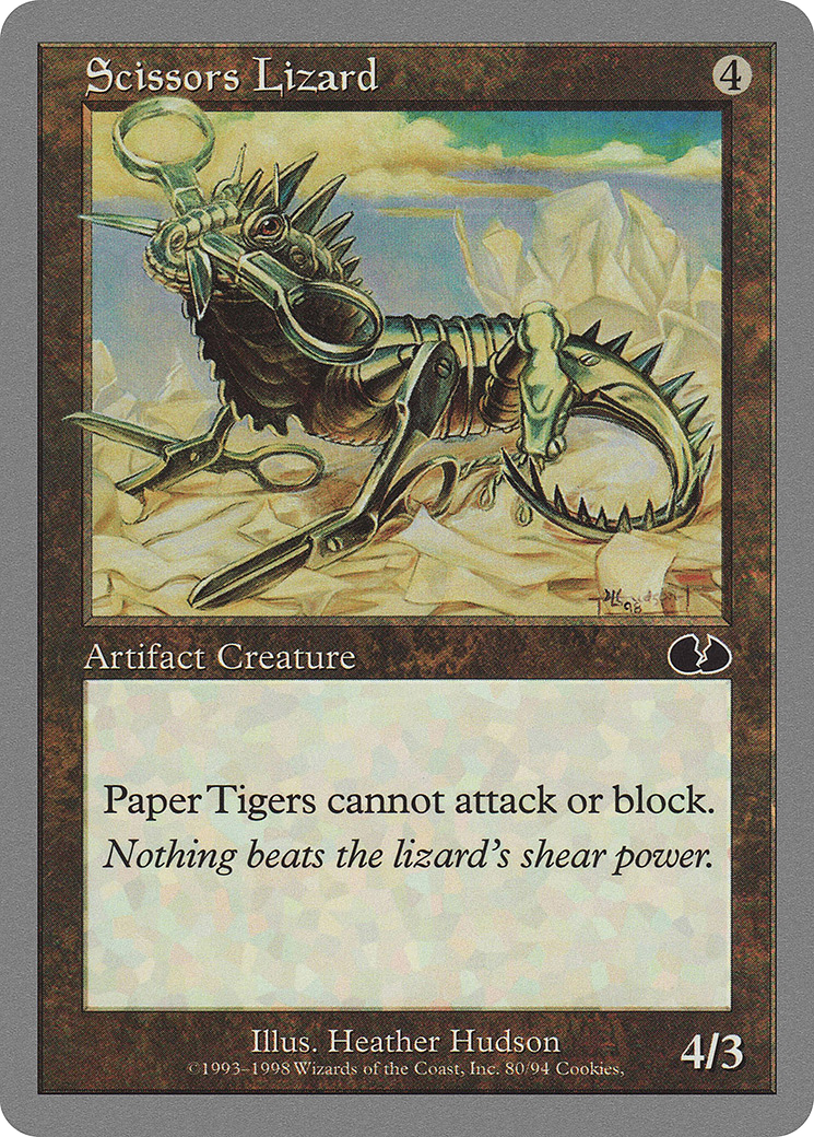 Image of Scissors Lizard [Unglued]