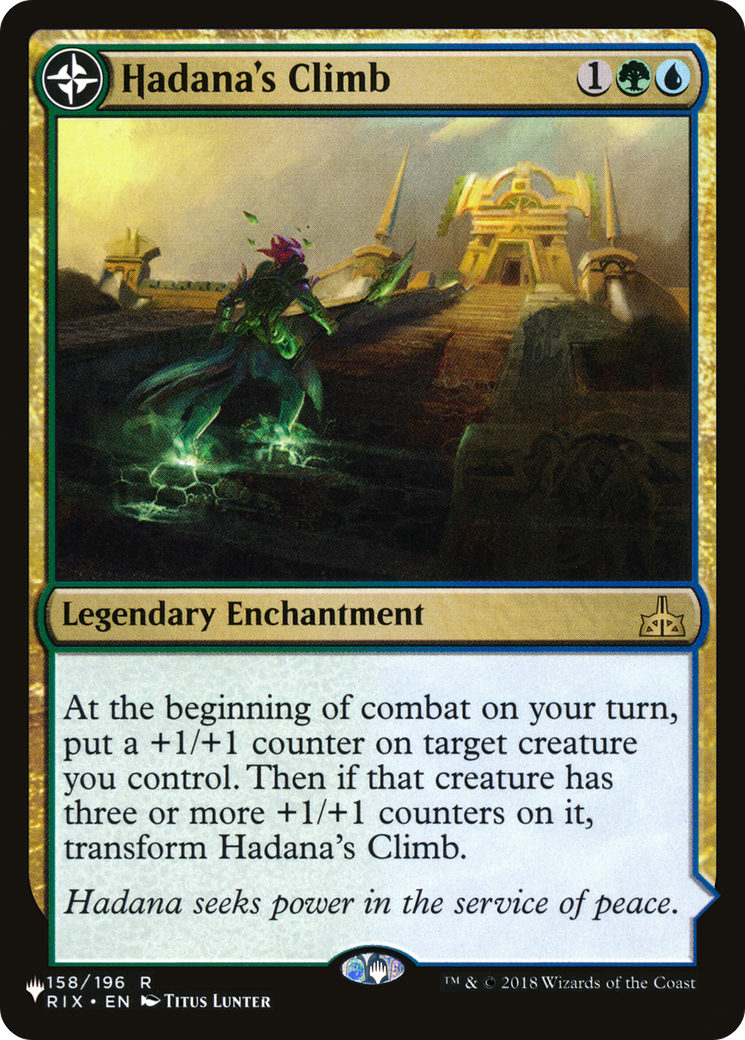 Image of Hadana's Climb // Winged Temple of Orazca [Secret Lair: From Cute to Brute]