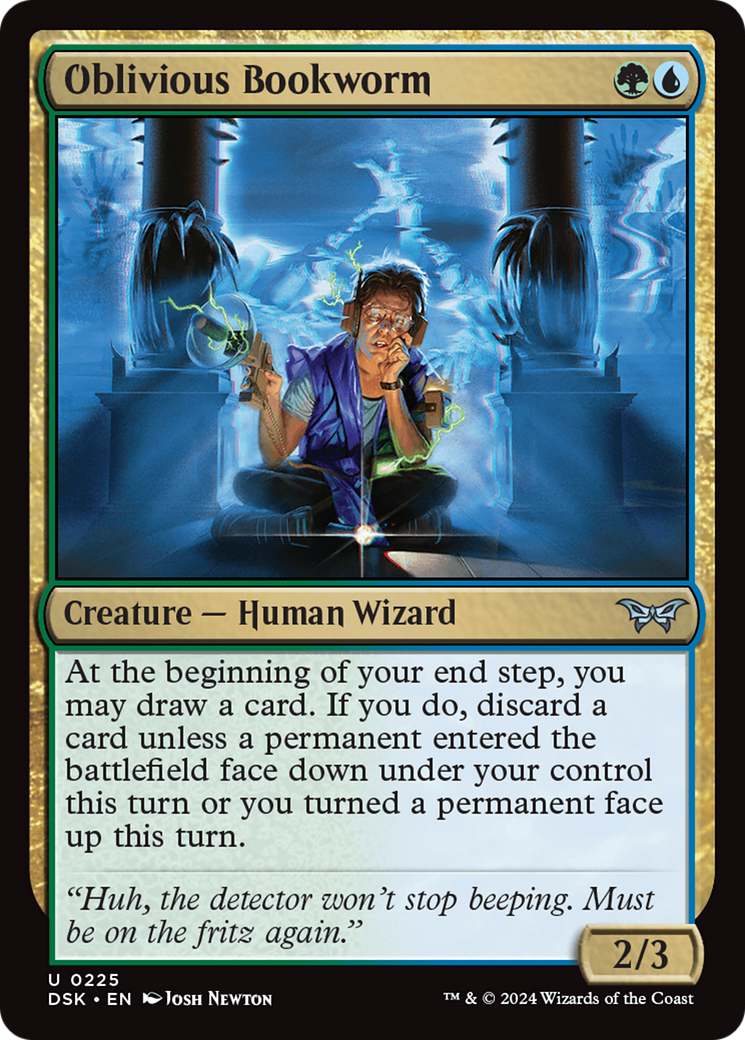 Image of Oblivious Bookworm (0225) [Duskmourn: House of Horror]