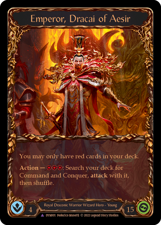 Image of Emperor, Dracai of Aesir (Marvel) [DYN001] (Dynasty)  Cold Foil