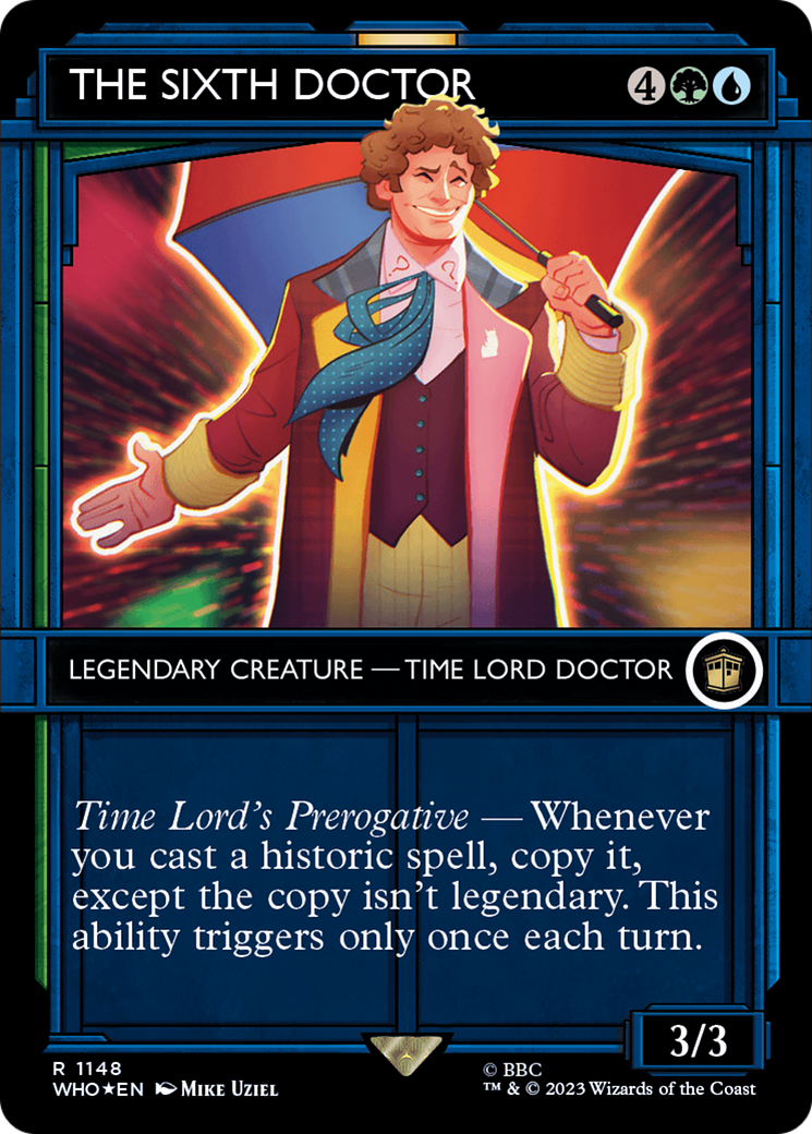 Image of The Sixth Doctor (Showcase) (Surge Foil) [Doctor Who]