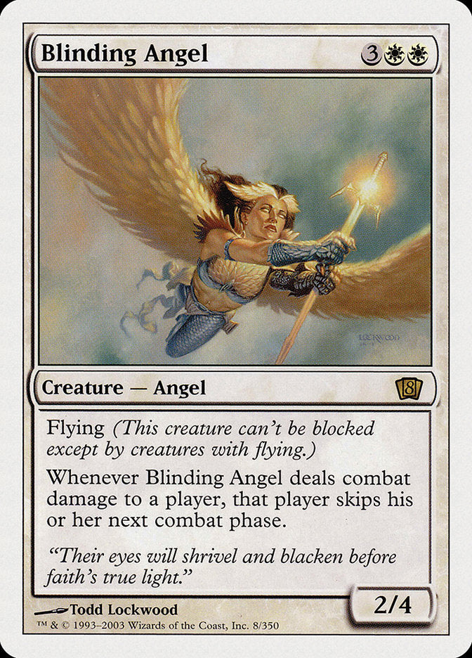 Image of Blinding Angel (8th Edition) [Oversize Cards]