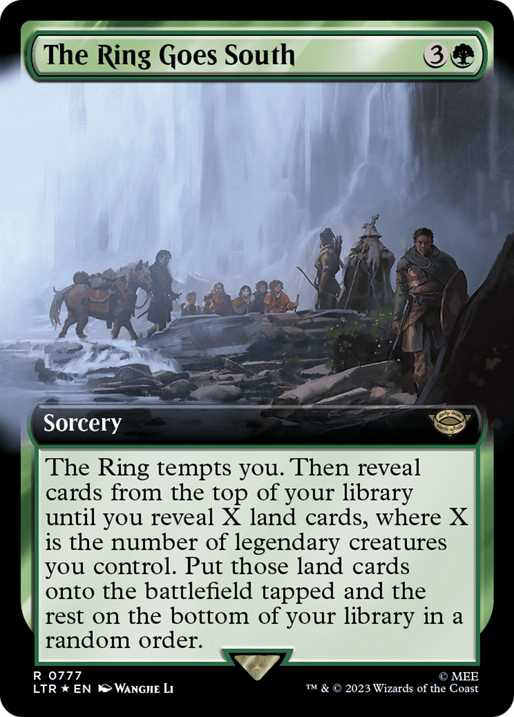 Image of The Ring Goes South (Extended Art) (Surge Foil) [The Lord of the Rings: Tales of Middle-Earth]