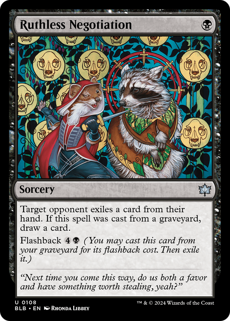 Image of Ruthless Negotiation [Bloomburrow]