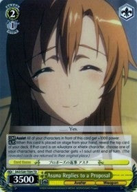 Image of Asuna Replies to a Proposal (SAO/S20-TE04 TD) [Sword Art Online]