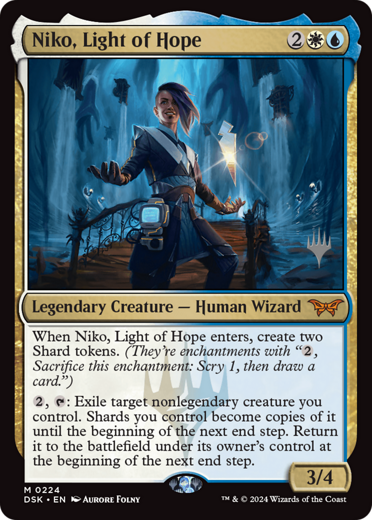 Image of Niko, Light of Hope (Promo Pack) [Duskmourn: House of Horror Promos]