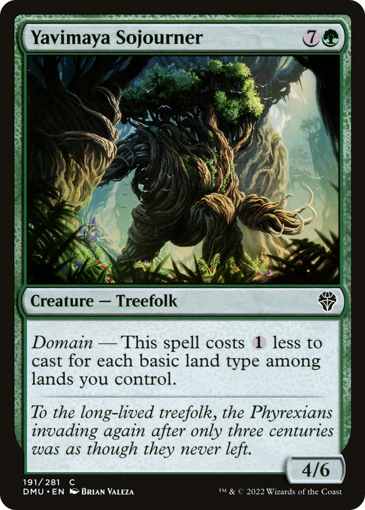 Image of Yavimaya Sojourner [Dominaria United]