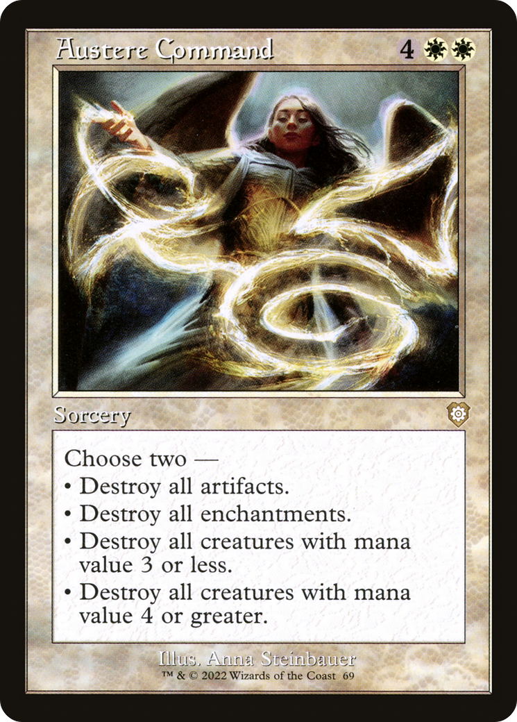 Image of Austere Command (Retro) [The Brothers' War Commander]
