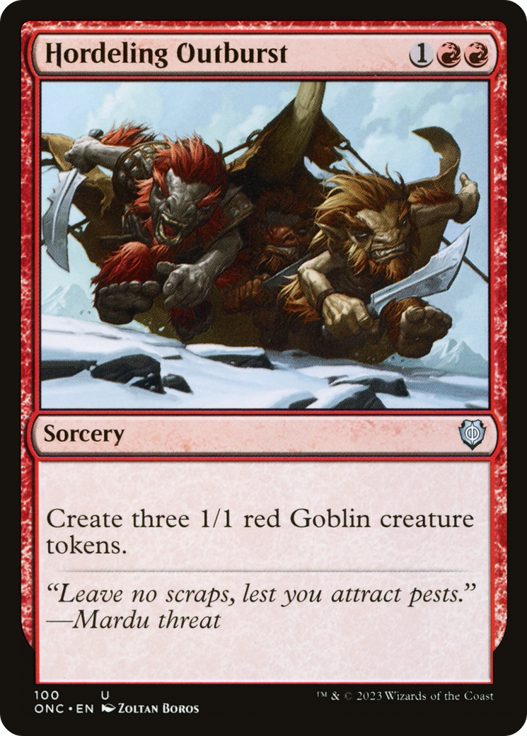 Image of Hordeling Outburst [Phyrexia: All Will Be One Commander]