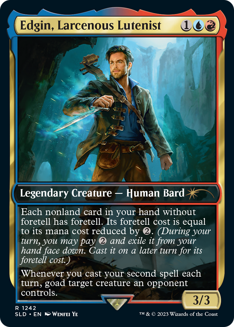 Image of Edgin, Larcenous Lutenist [Secret Lair Drop Series]