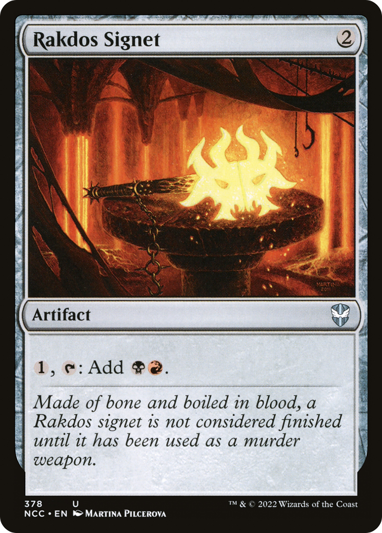 Image of Rakdos Signet [Streets of New Capenna Commander]