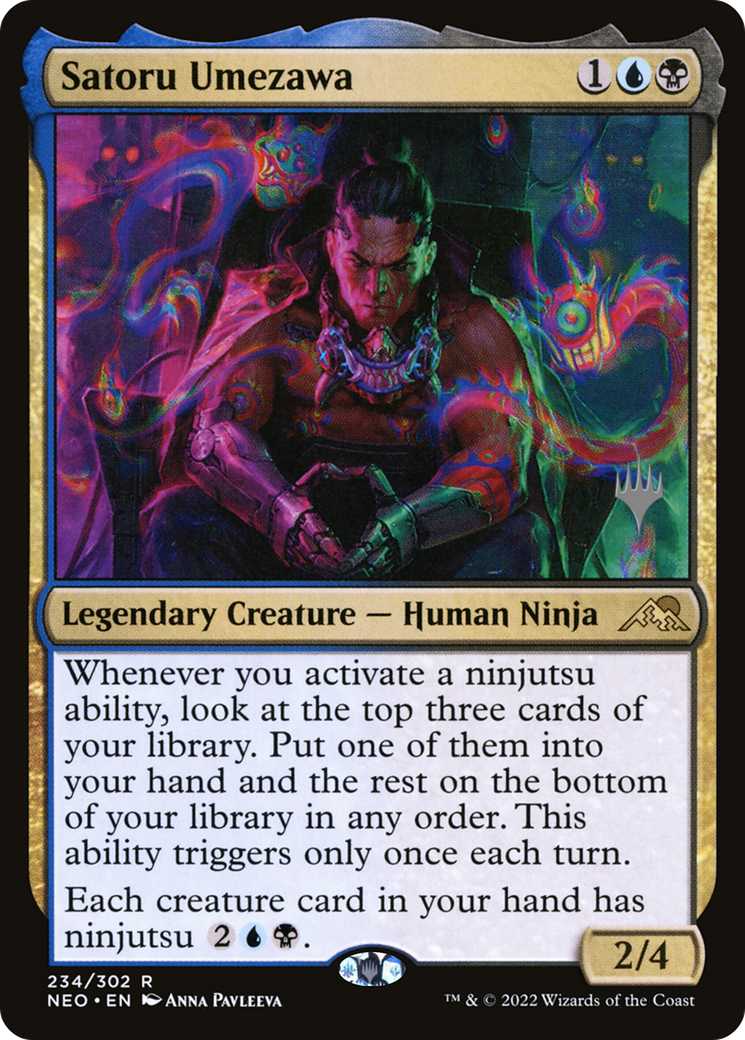 Image of Satoru Umezawa (Promo Pack) [Kamigawa: Neon Dynasty Promos]