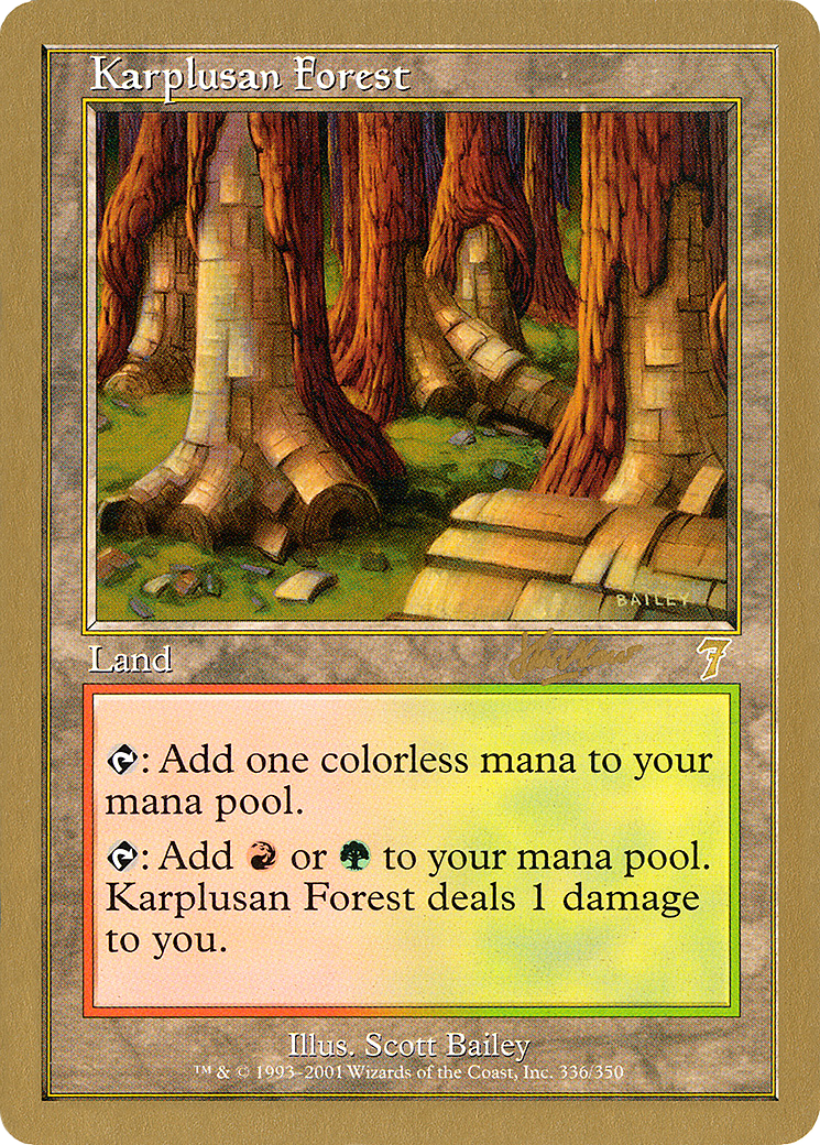 Image of Karplusan Forest (Sim Han How) [World Championship Decks 2002]