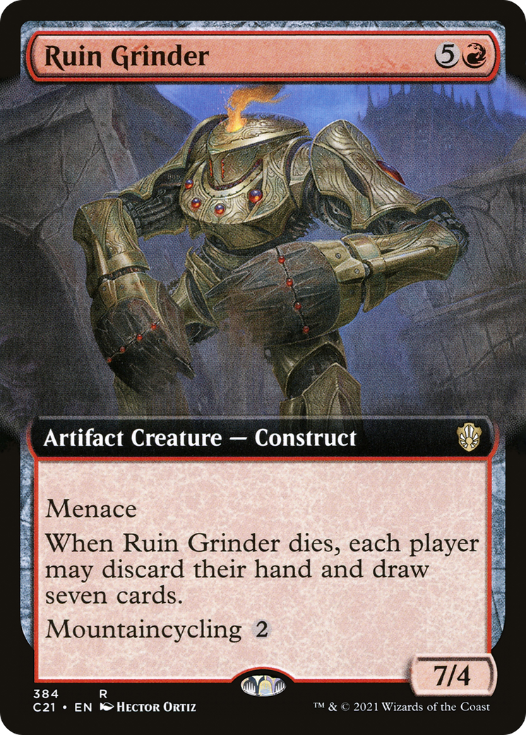 Image of Ruin Grinder (Extended Art) [Commander 2021]