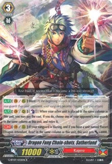 Image of Dragon Fang Chain-shots, Sutherland (G-BT07/032EN) [Glorious Bravery of Radiant Sword]
