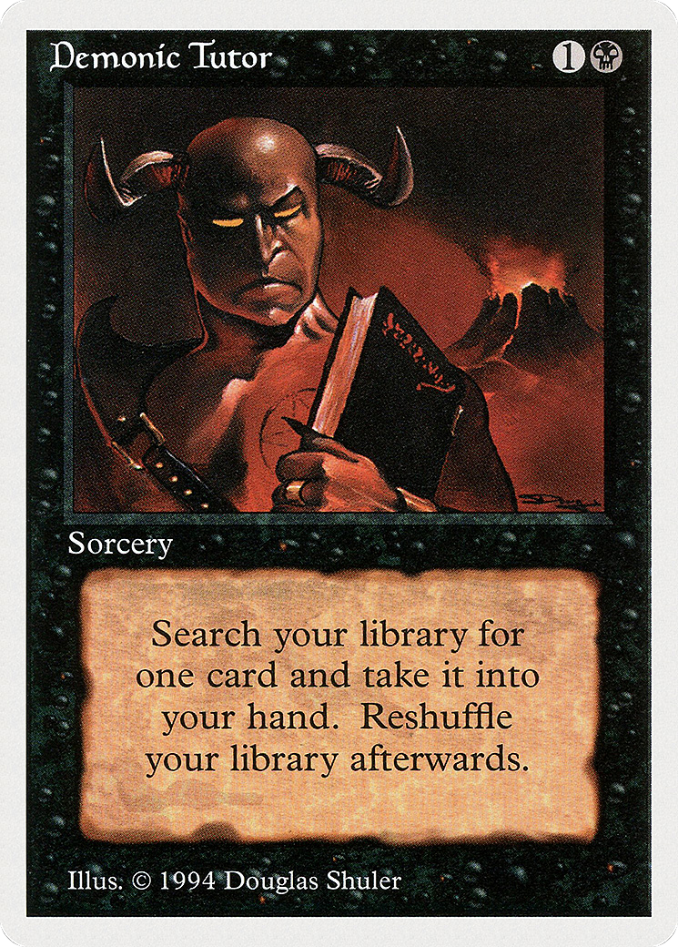 Image of Demonic Tutor [Summer Magic / Edgar]