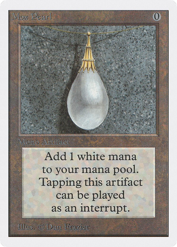 Image of Mox Pearl [Unlimited Edition] [Signed by Richard Garfield]