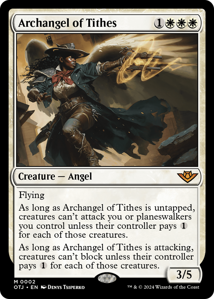 Image of Archangel of Tithes [Outlaws of Thunder Junction]