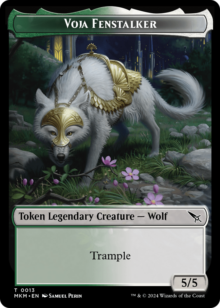 Image of Thopter (0020) // Voja Fenstalker Double-Sided Token [Murders at Karlov Manor Tokens]