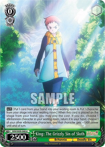 Image of King: The Grizzly Sin of Sloth [The Seven Deadly Sins: Revival of The Commandments]