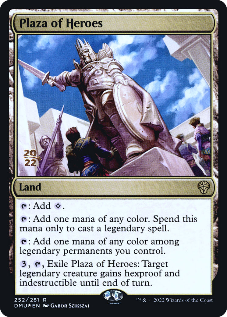 Image of Plaza of Heroes [Dominaria United Prerelease Promos]
