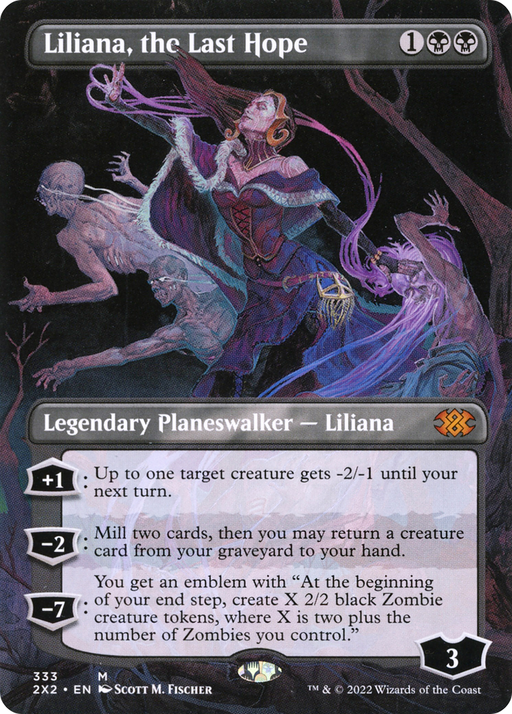 Image of Liliana, the Last Hope (Borderless) [Double Masters 2022]