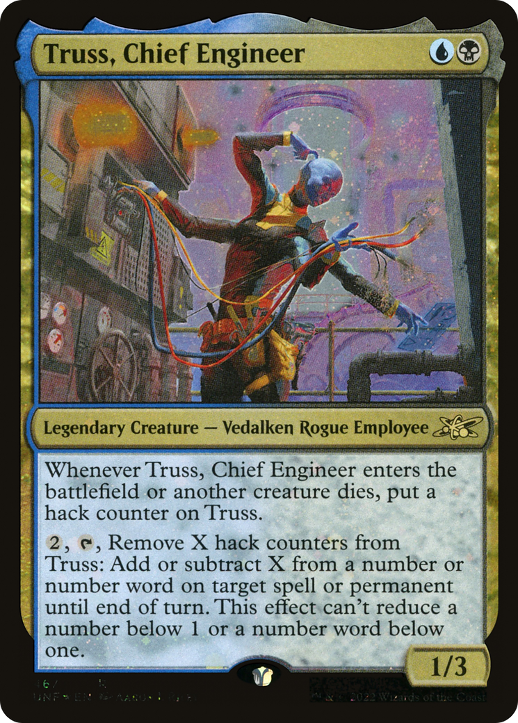 Image of Truss, Chief Engineer (Galaxy Foil) [Unfinity]
