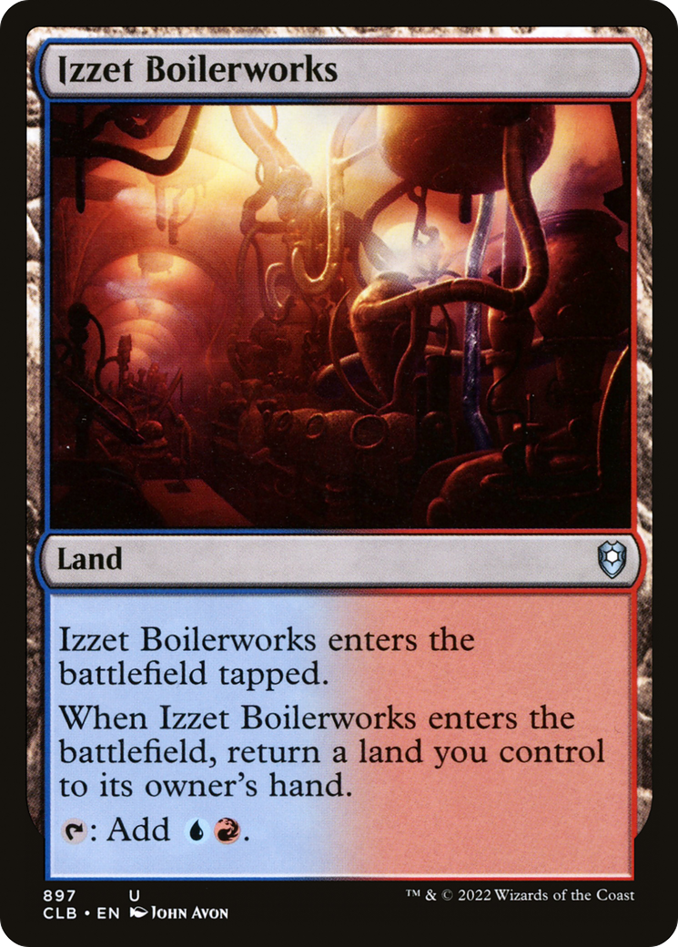 Image of Izzet Boilerworks [Commander Legends: Battle for Baldur's Gate]