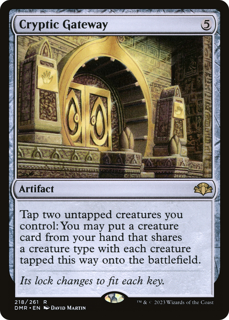 Image of Cryptic Gateway [Dominaria Remastered]