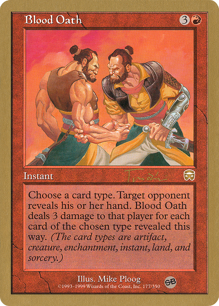 Image of Blood Oath (Jan Tomcani) (SB) [World Championship Decks 2001]