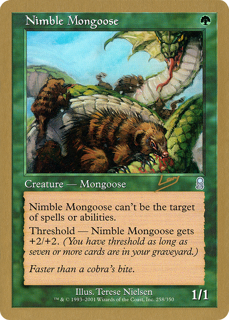 Image of Nimble Mongoose (Raphael Levy) [World Championship Decks 2002]