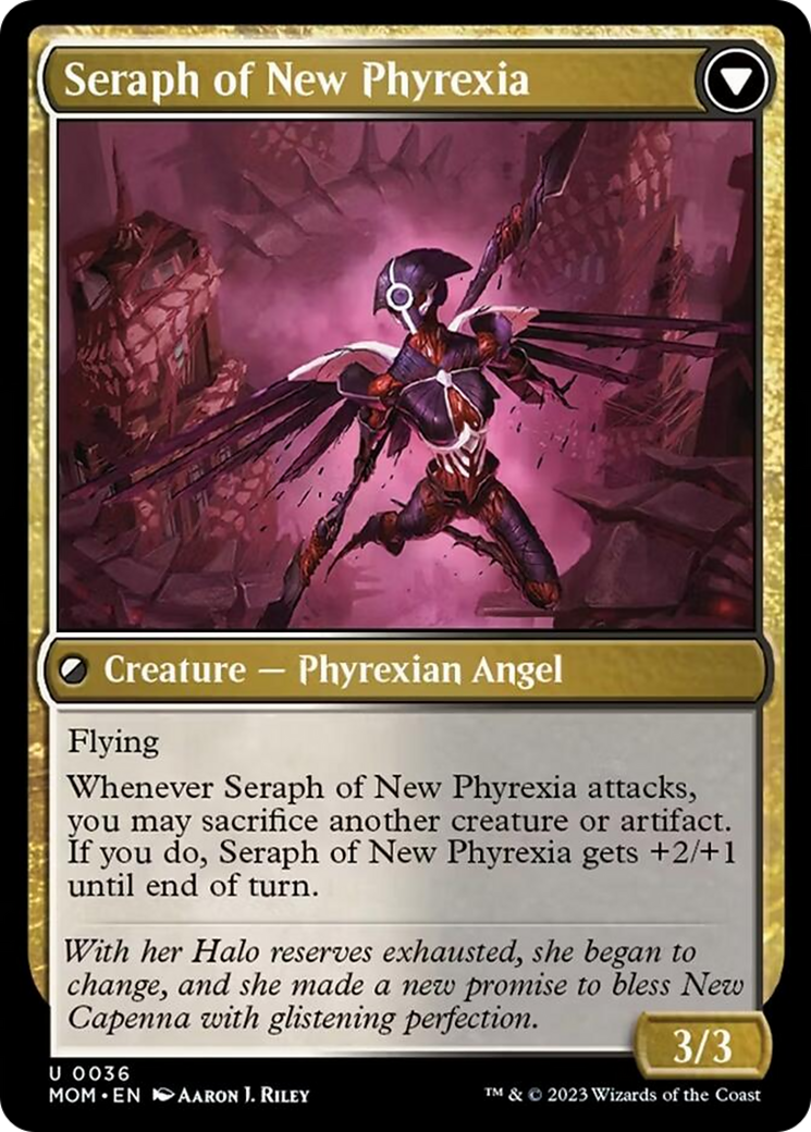 Image of Seraph of New Capenna // Seraph of New Phyrexia [March of the Machine]