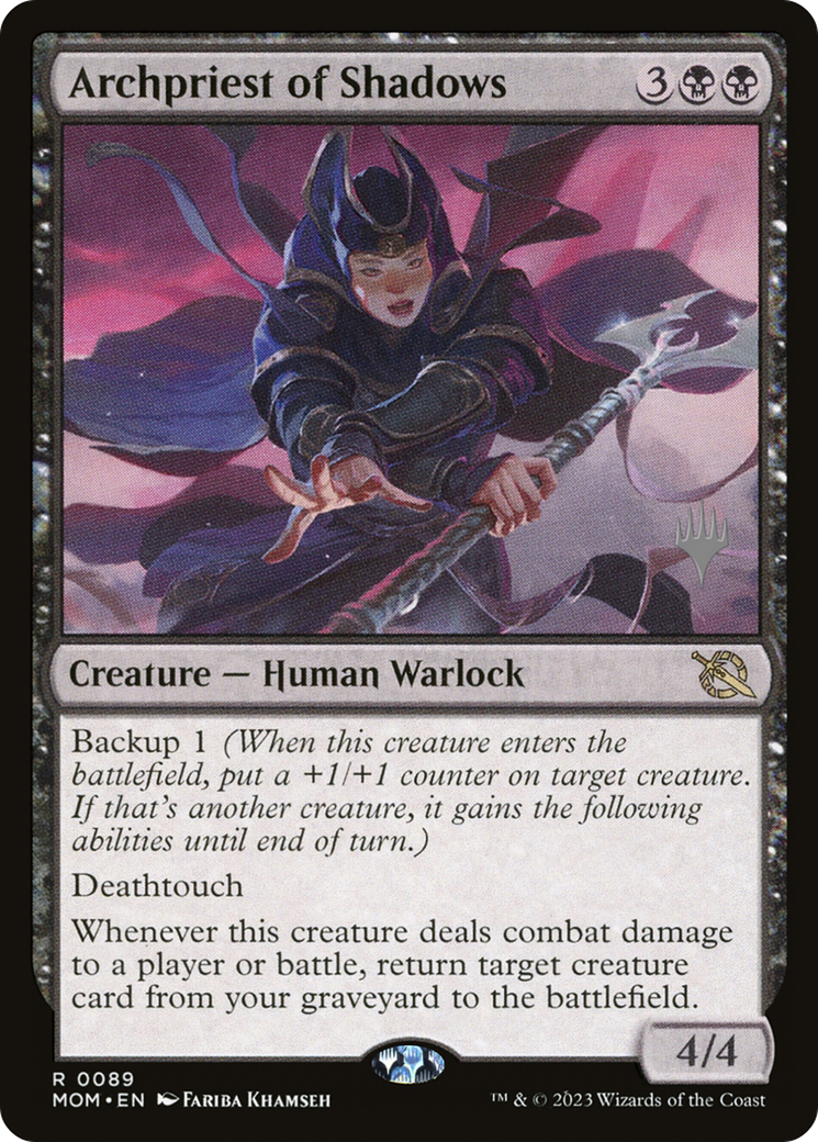 Image of Archpriest of Shadows (Promo Pack) [March of the Machine Promos]