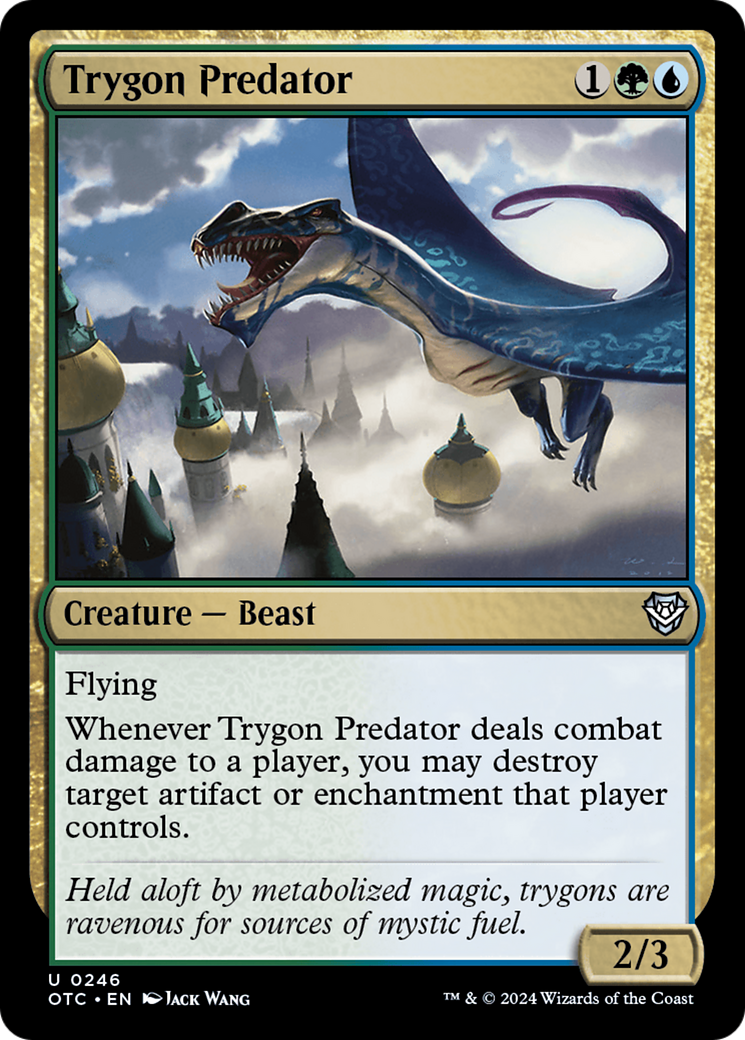 Image of Trygon Predator [Outlaws of Thunder Junction Commander]