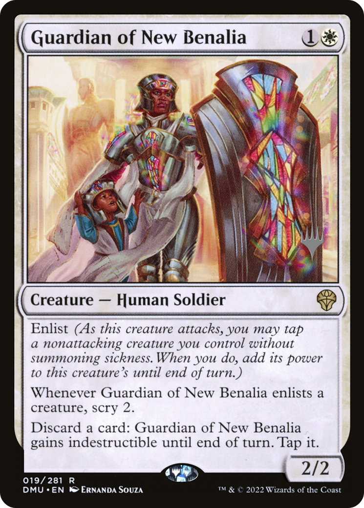 Image of Guardian of New Benalia (Promo Pack) [Dominaria United Promos]