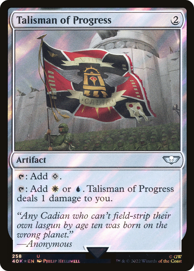 Image of Talisman of Progress (Surge Foil) [Warhammer 40,000]