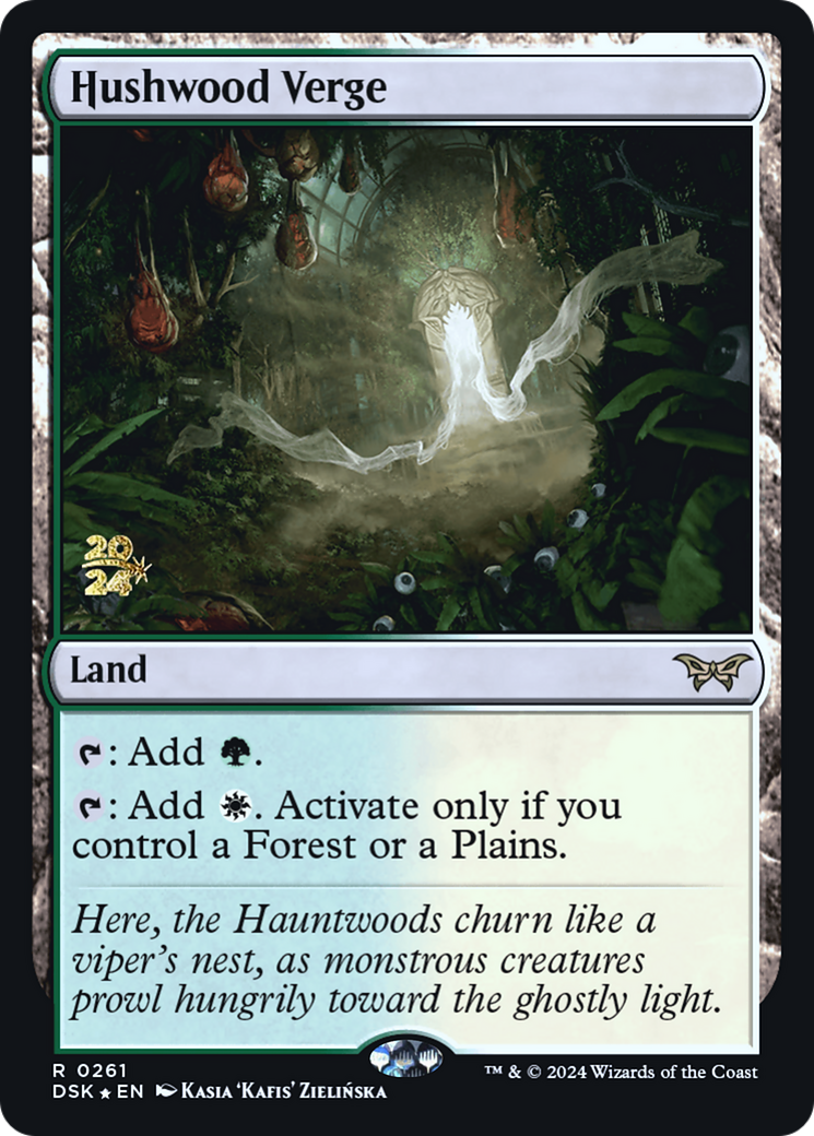 Image of Hushwood Verge [Duskmourn: House of Horror Prerelease Promos]