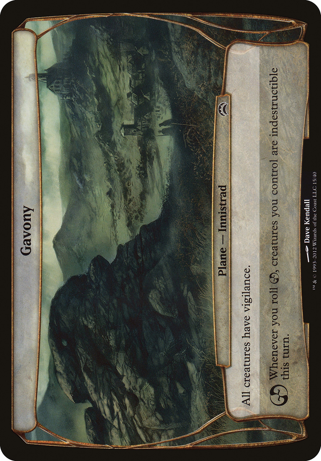 Image of Gavony (Planechase 2012) (OVER-015) - Planechase 2012 Planes Foil