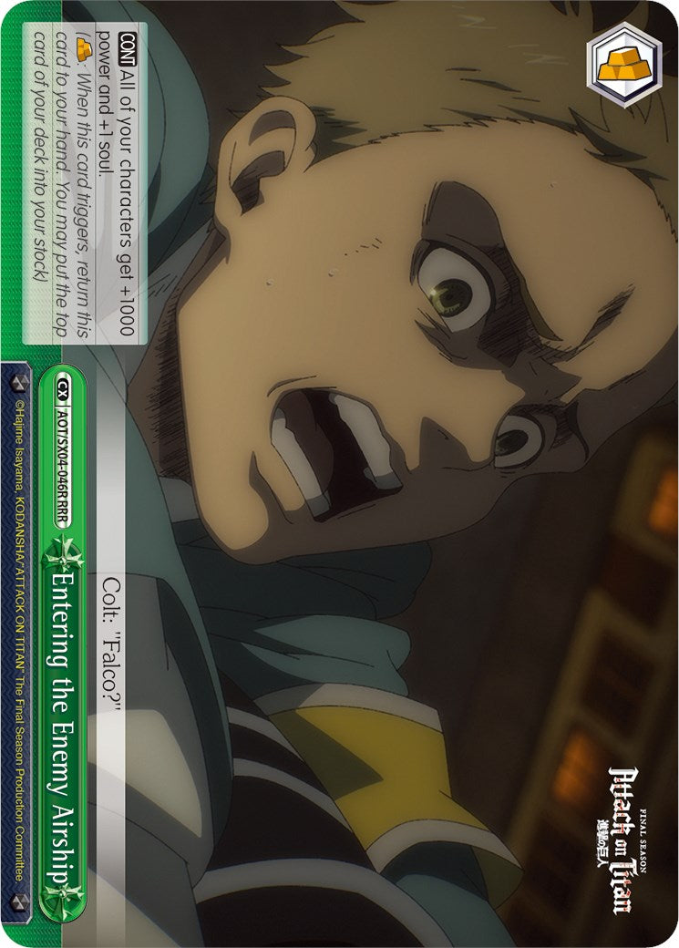 Image of Entering the Enemy Airship (Foil) [Attack On Titan: Final Season]